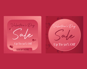 valentine's day instagram feed design