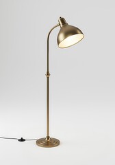 A close up shot of a gold ring with a diamond stone on a black reflective surface in a studio setting