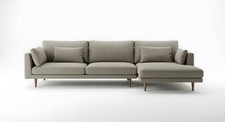 Fototapeta premium A hand holding an almond croissant on a white paper with a plain background in a close up shot