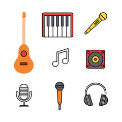 Music and Audio Production Icons