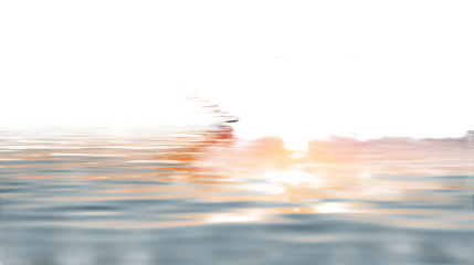 sunset in the sea