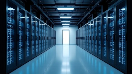 Data center server room hosting provider cloud computing it infrastructure network system technology