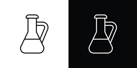 Vinegar icon. editable stroke web icons