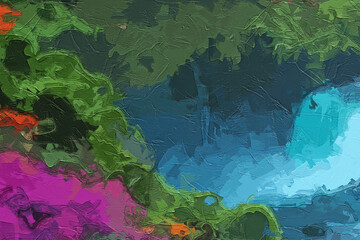 Various oil paintings, flowers, mushrooms, landscapes, waterfalls, forests, birds, streams, roses, peonies, plum blossoms