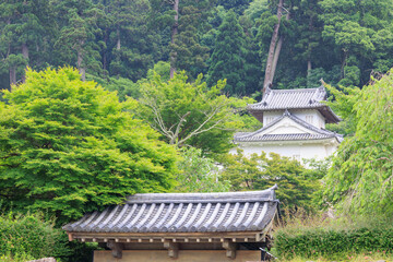 出石城　登城門　登城橋　城下町　時計台　兵庫県豊岡市出石町