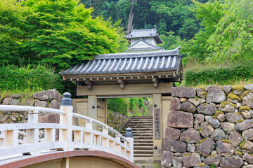 出石城　登城門　登城橋　城下町　時計台　兵庫県豊岡市出石町