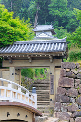 出石城　登城門　登城橋　城下町　時計台　兵庫県豊岡市出石町