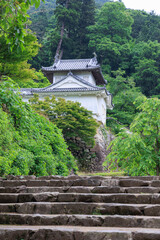 出石城　登城門　登城橋　城下町　時計台　兵庫県豊岡市出石町