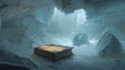 waterfall in the cave