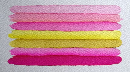 Horizontal bands of blended hues in a gradient pattern.