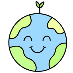 smiling earth 