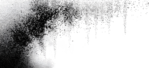 Abstract grayscale image with textured shapes