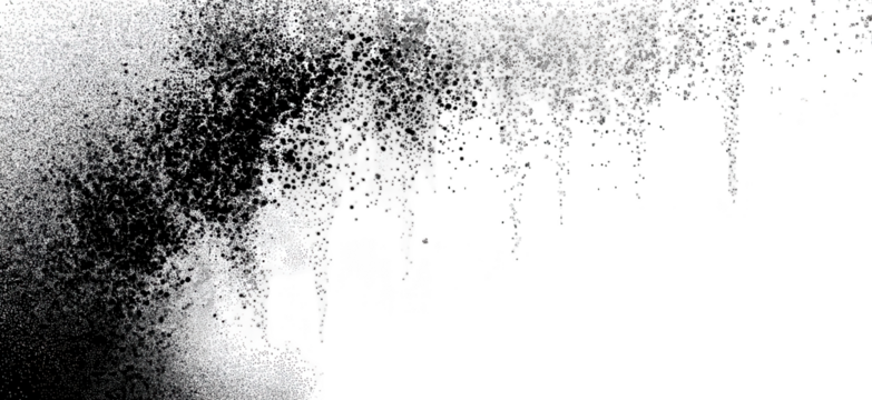 Abstract grayscale image with textured shapes