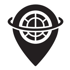 Minimalist Location Vector Icon