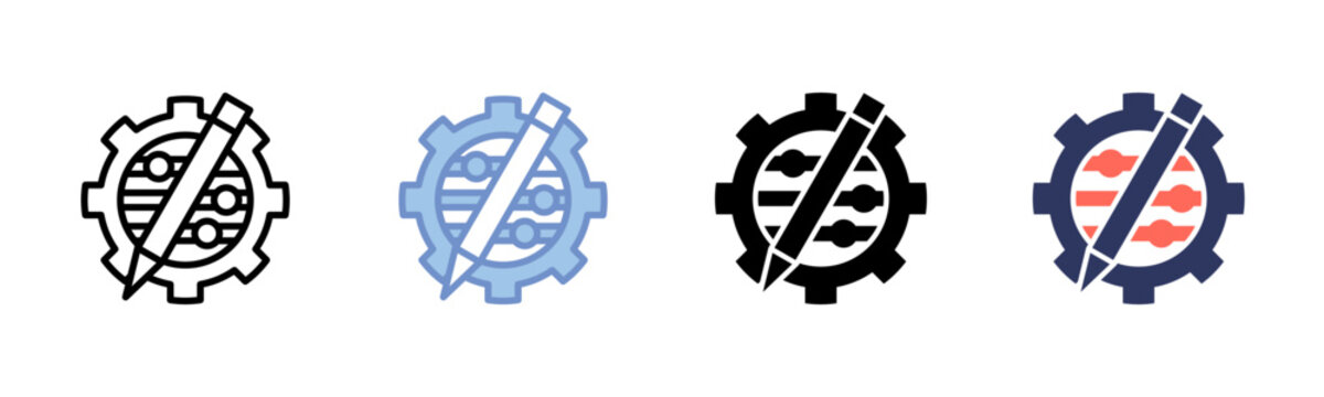 Customization icon sheet multiple style collection