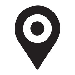 Minimalist Location Vector Icon