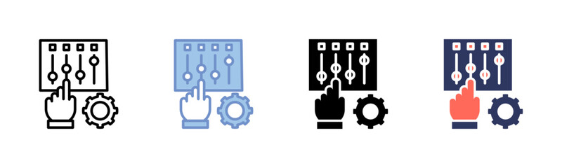 Control icon sheet multiple style collection