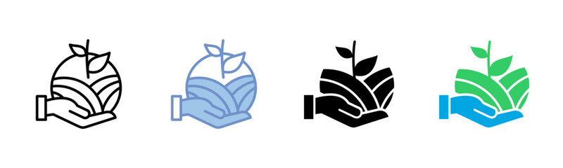 Aesthetics icon sheet multiple style collection