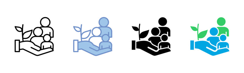 Community icon sheet multiple style collection