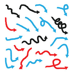 grunge arrow vector. grunge arrow brush. grunge arrow paint