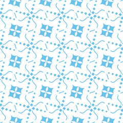 Abstract floral seamless pattern. Modern stylish texture repeating. Vector background.