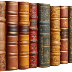 Elegant Black Leather Pouch with Natural Stone on White Background