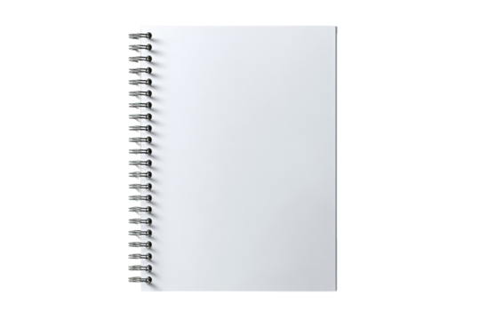 Blank spiral-bound notebook (2)