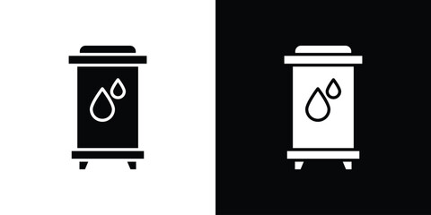 Water tank icon symbol template for graphic and web design collection logo vector illustration