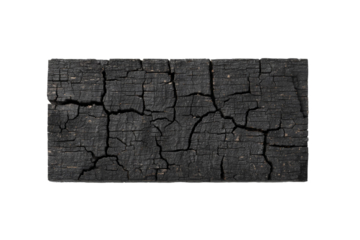 A black and white photo of a piece of wood with cracks and holes