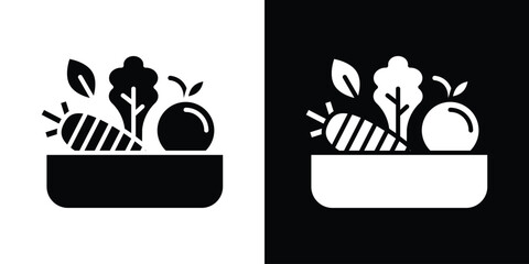 Vegetable icon symbol template for graphic and web design collection logo vector illustration