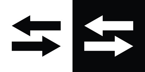 Two side icon symbol template for graphic and web design collection logo vector illustration