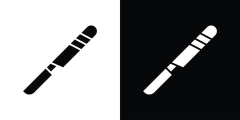 Scalpel icon symbol template for graphic and web design collection logo vector illustration