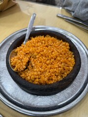 bulgur pilavu, turkish food