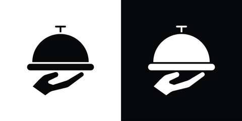 Restaurant Tray icon symbol template for graphic and web design collection logo vector illustration