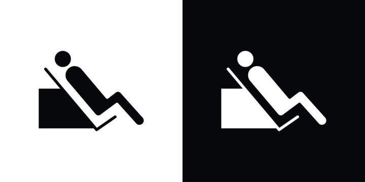 Resting icon symbol template for graphic and web design collection logo vector illustration