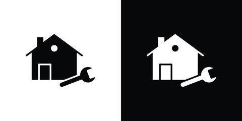 Home repair icon symbol template for graphic and web design collection logo vector illustration