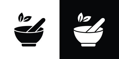 Herbal medicine icon symbol template for graphic and web design collection logo vector illustration