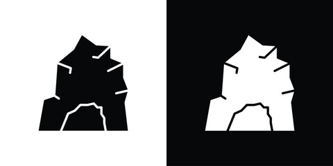 cave icon symbol template for graphic and web design collection logo vector illustration
