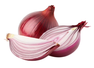 Fresh red onions whole and sliced for culinary delights in your kitchen recipes and cooking needs