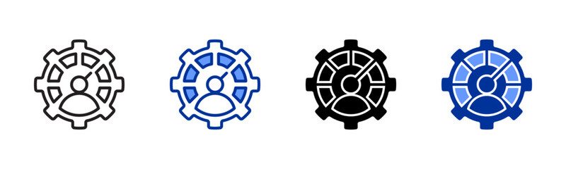 Performance icon sheet multiple style collection