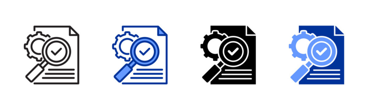 Refinement icon sheet multiple style collection
