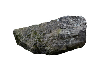 Obraz premium Rock isolated transparency background.