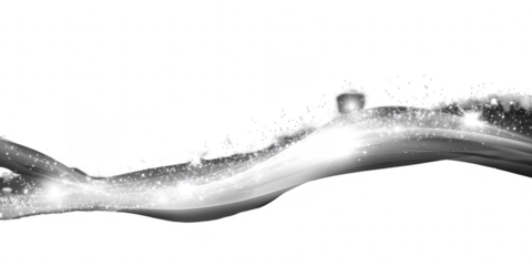 Abstract wavy light effect