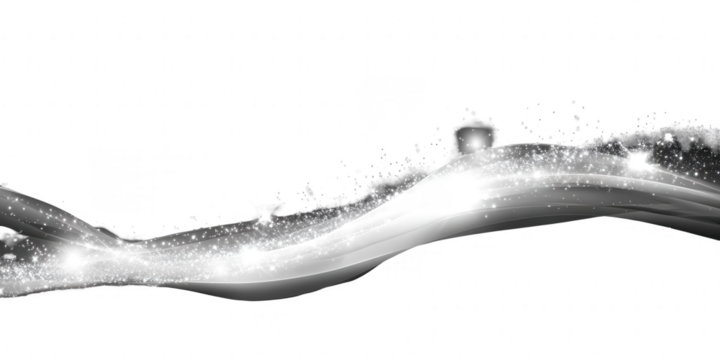 Abstract wavy light effect