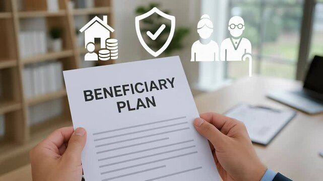 Retirement planning life insurance beneficiary plan document secures future financial security and peace of mind with essential life planning benefits