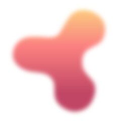 Colorized Abstract smoky steam Liquid Blob with Gradient Style 3