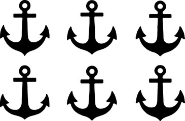 "Minimalist Anchor Icons Collection bundle