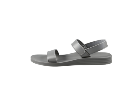 Gray Sandals with Adjustable Strap