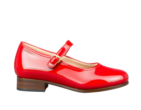 Red Patent Leather Mary Jane Shoe