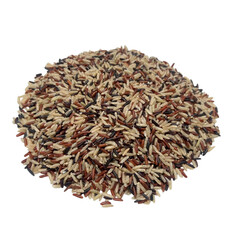 cumin seeds isolated on white background